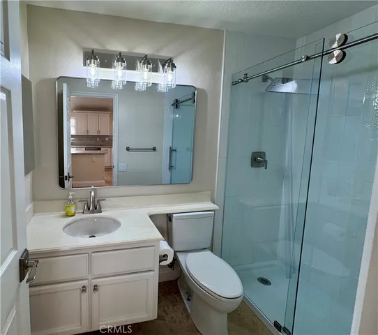 an empty room with a fireplace