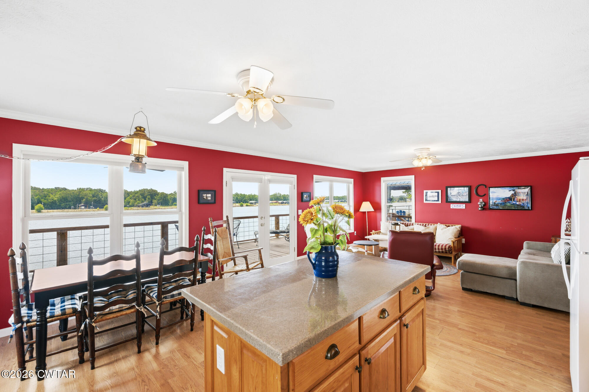 1728 Yarbro Landing Lane Decaturville, TN 38329 - Photo 7 of 44 a view of a dining room with furniture window and outside view