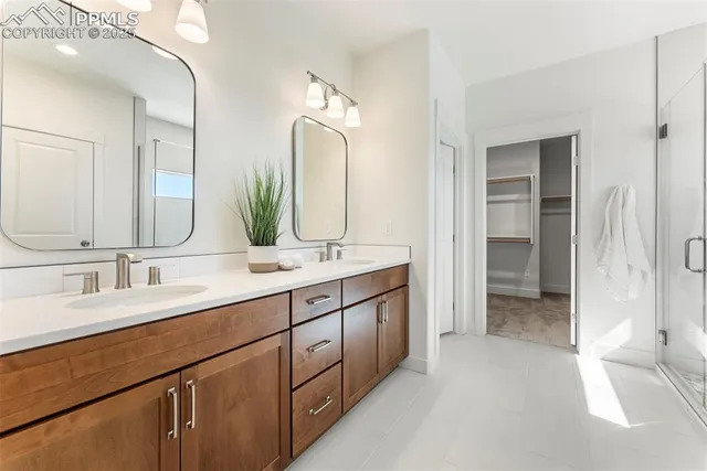 a view of small space with wooden floor