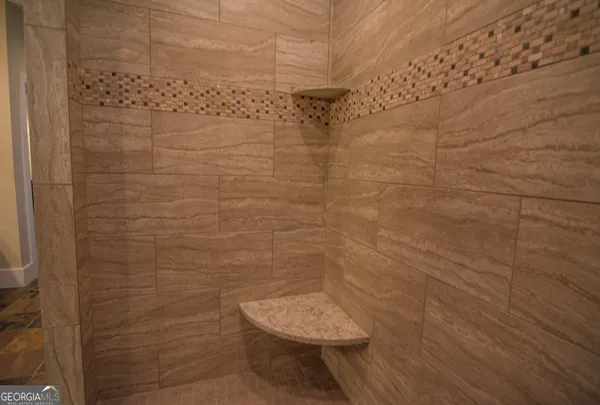 a backyard of a house