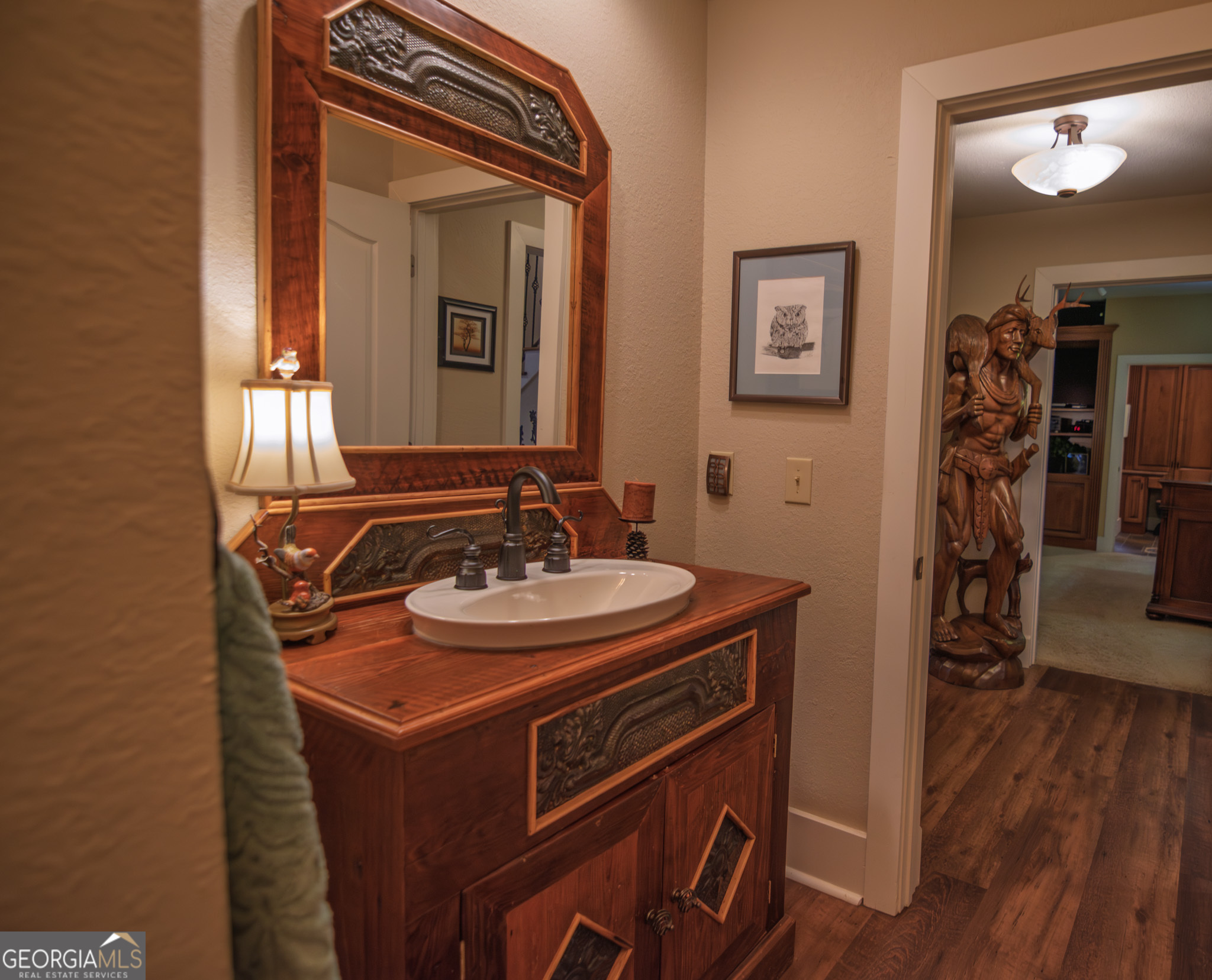 1578 Highway 208 Hamilton, GA 31811 - Photo 48 of 82 a bathroom with a sink and a mirror