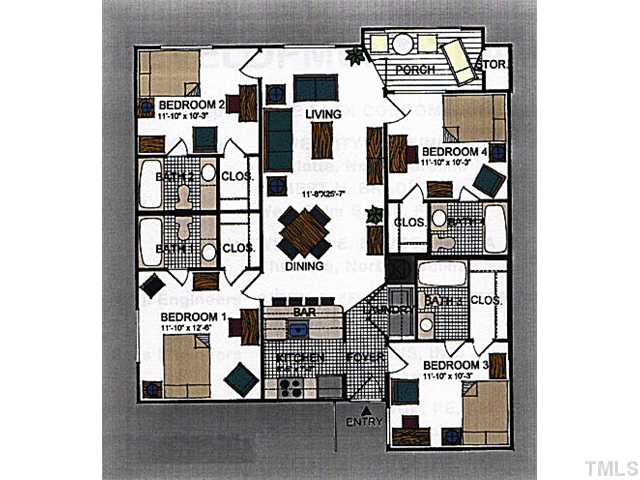 1420 Collegiate Circle, Unit 202 Raleigh, NC 27606 - Photo 3 of 25 Gallery Image 3