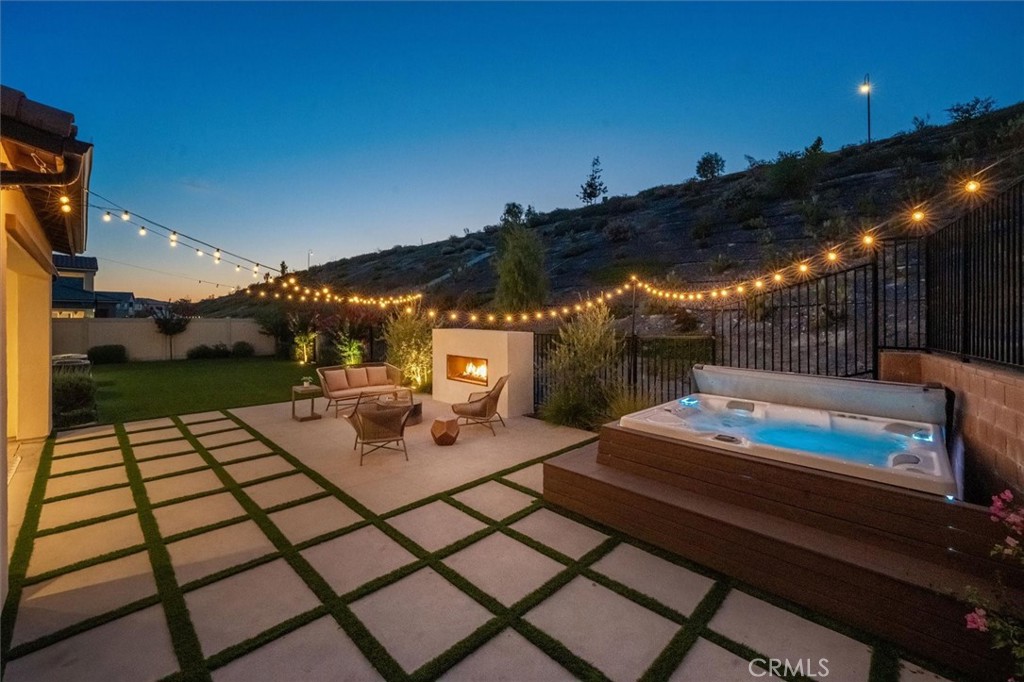 17701 Ridgeline Court Saugus, CA 91350 - Photo 32 of 61 a view of outdoor dining space with lounge chair