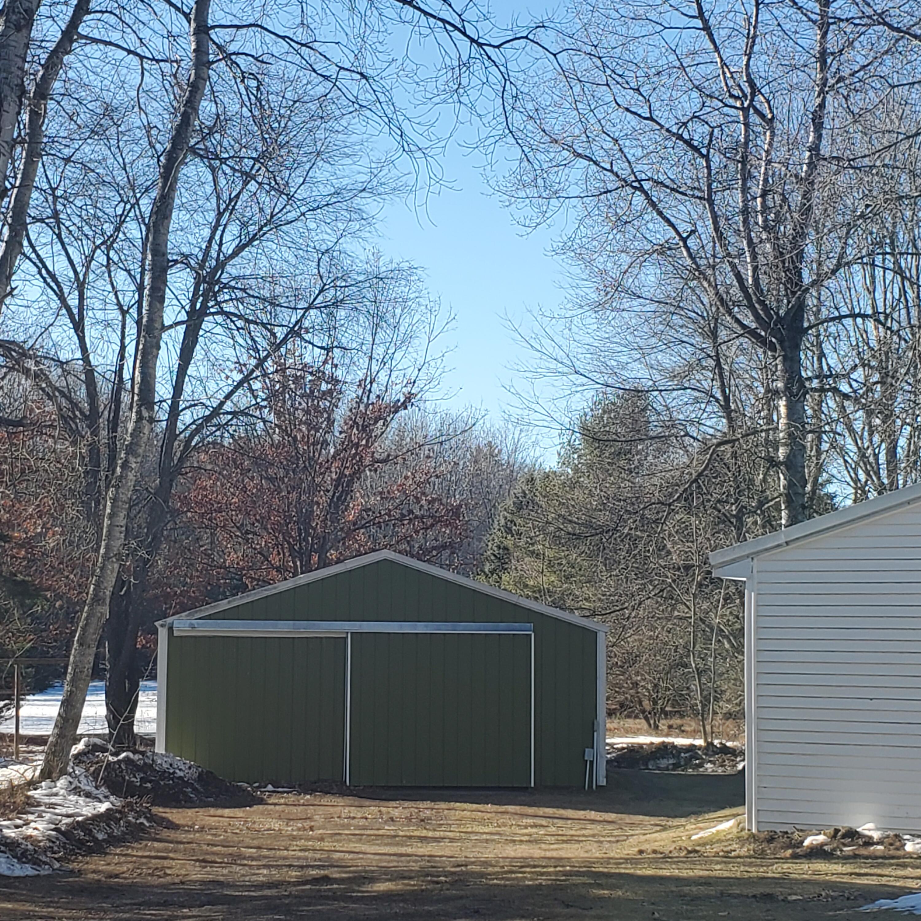 5480 Leckrone Road Brethren, MI 49619 - Photo 3 of 22 Pole Barn Garage