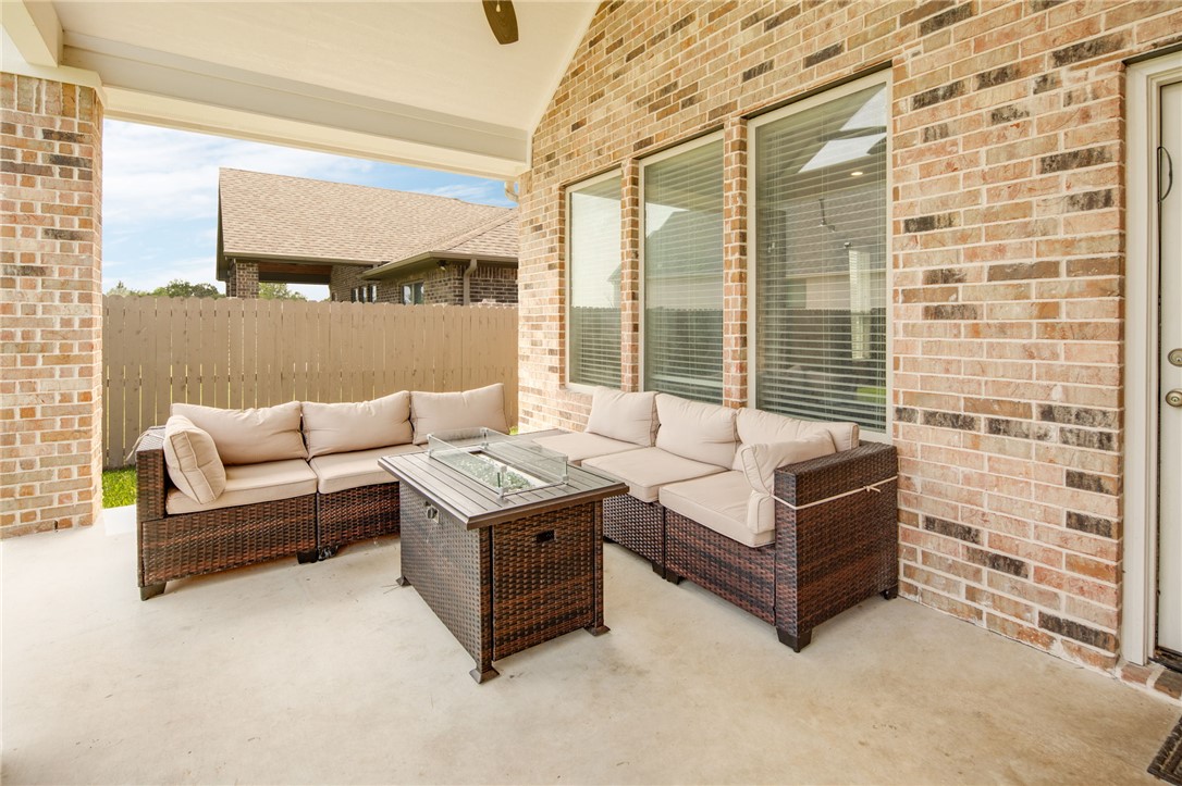 4302 Appalachian Trail Bryan, TX 77802 - Photo 20 of 23 View of patio with outdoor lounge area