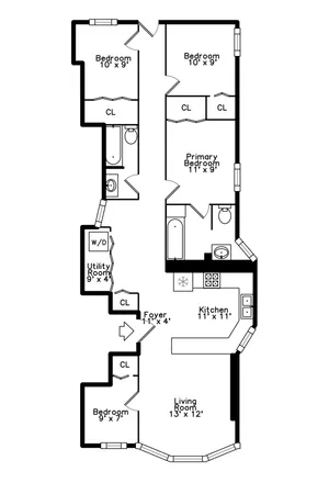 $2,200 | 4837 South St Lawrence Avenue, Unit 3, Chicago, IL 60615