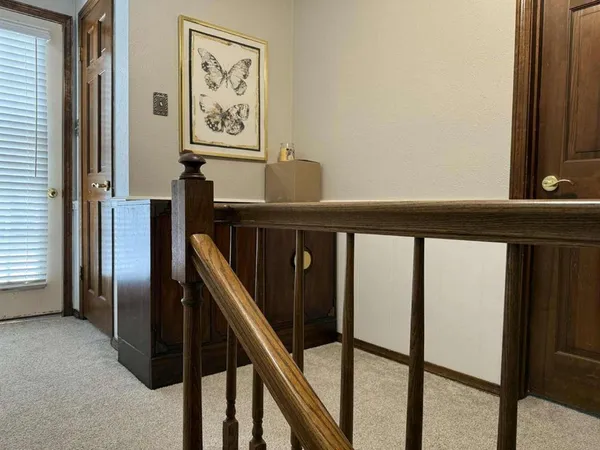 a view of a closet with storage