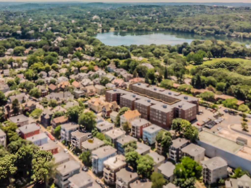 16 Parkton Road, Unit A Boston, MA 02130 - Photo 20 of 31 an aerial view of a houses with a lake