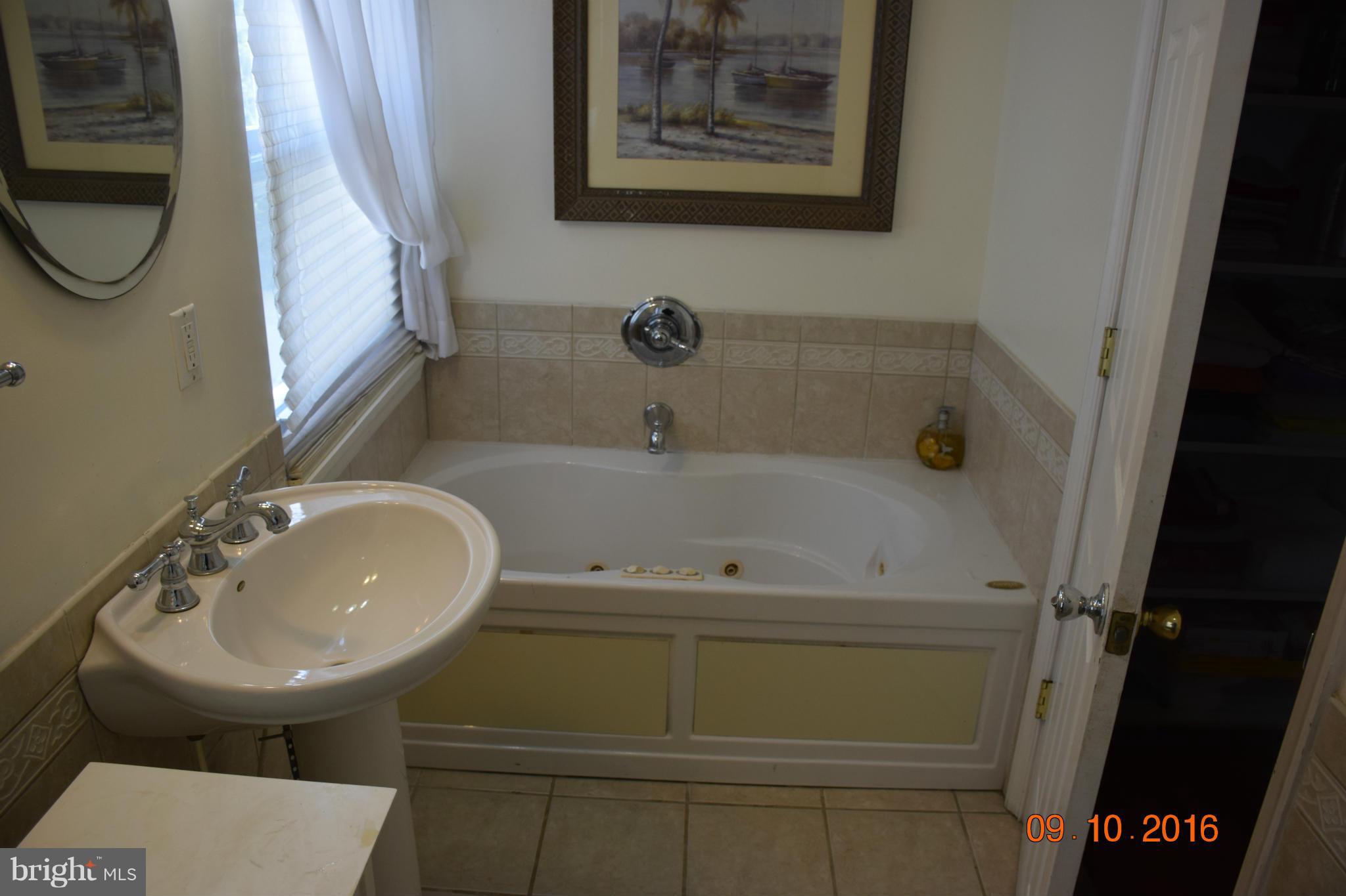 6810 Campfield Road Baltimore, MD 21207 - Photo 20 of 30 a bathroom with a sink and a mirror