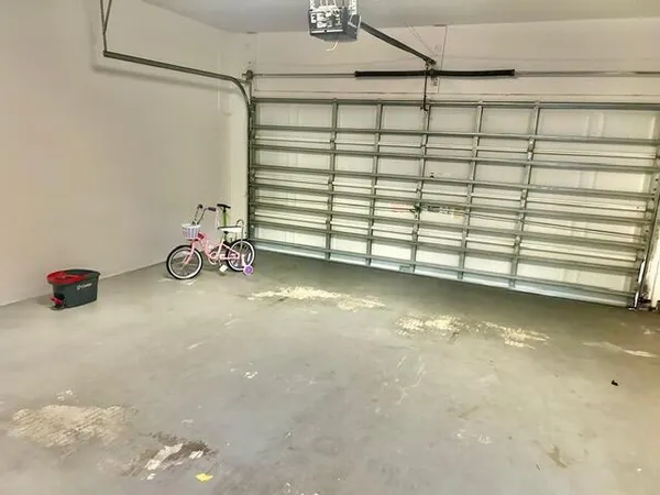 a view of a room with rack on the wall
