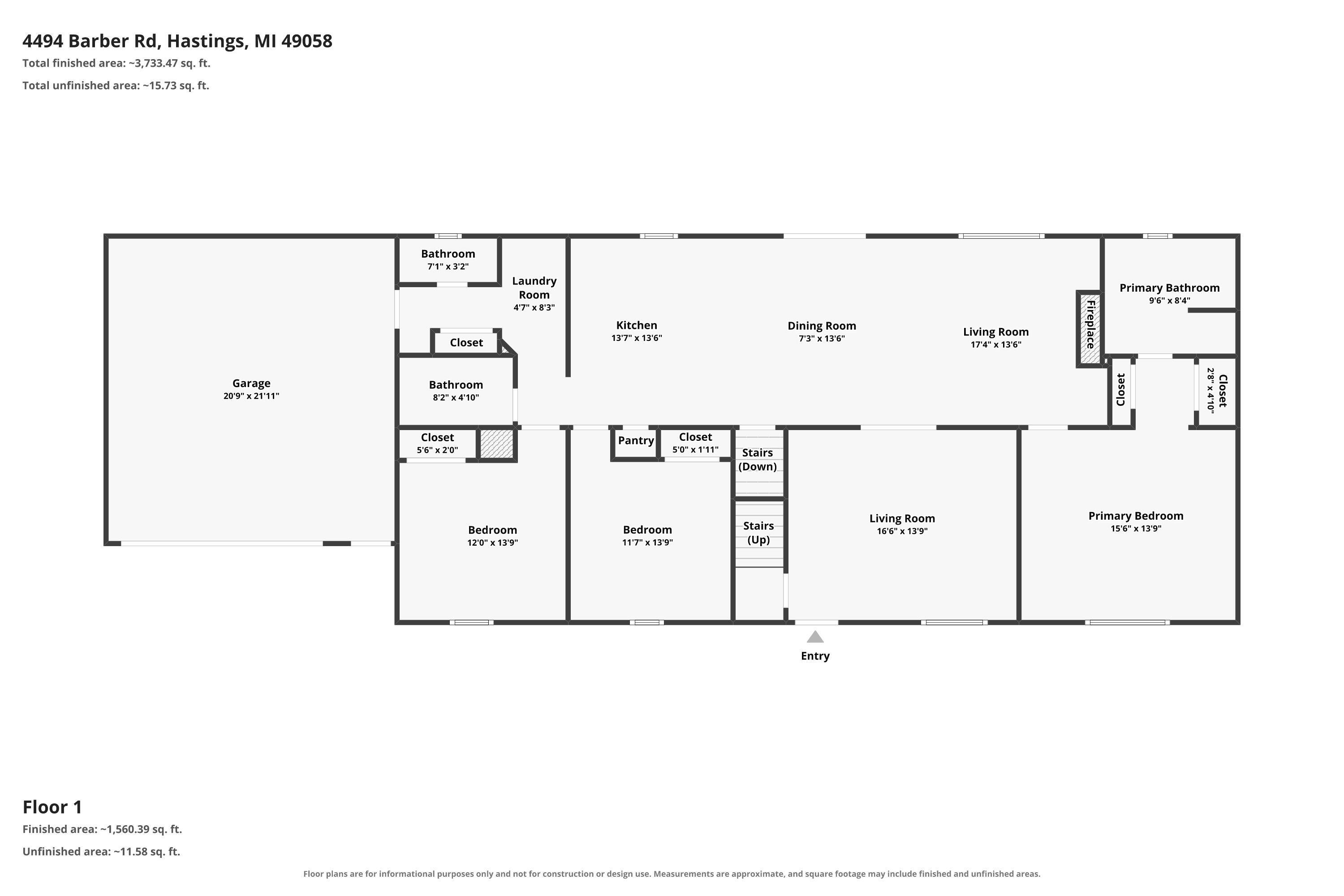 4494 Barber Road Hastings, MI 49058 - Photo 52 of 54 Floor-1