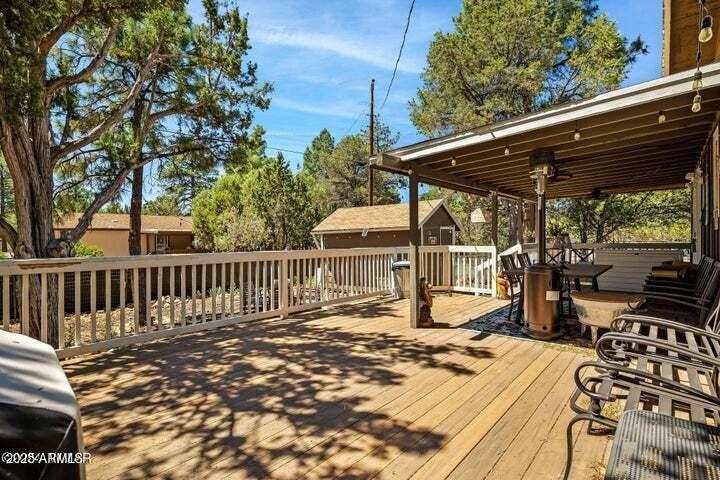 3355 Little Pine Drive Overgaard, AZ 85933 - Photo 25 of 26 a view of a patio on the deck
