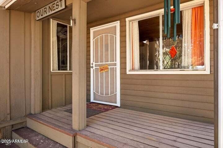3355 Little Pine Drive Overgaard, AZ 85933 - Photo 10 of 26 a view of front door of house