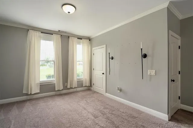 a outdoor space with a couch and a fireplace