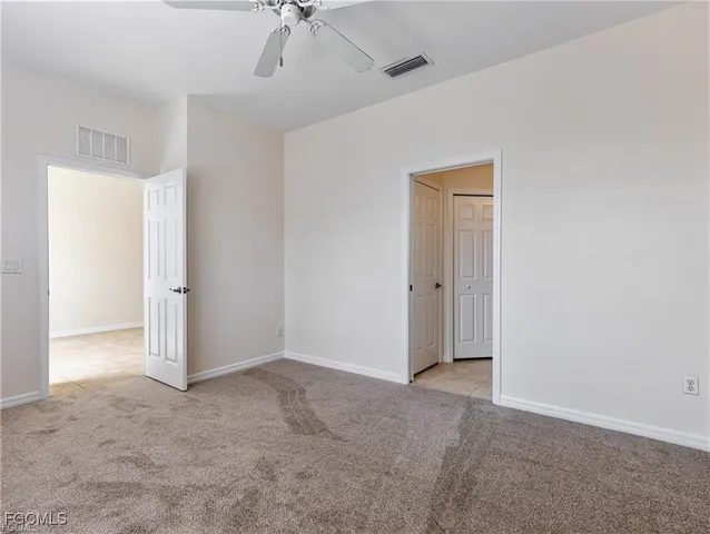 a view of an empty room