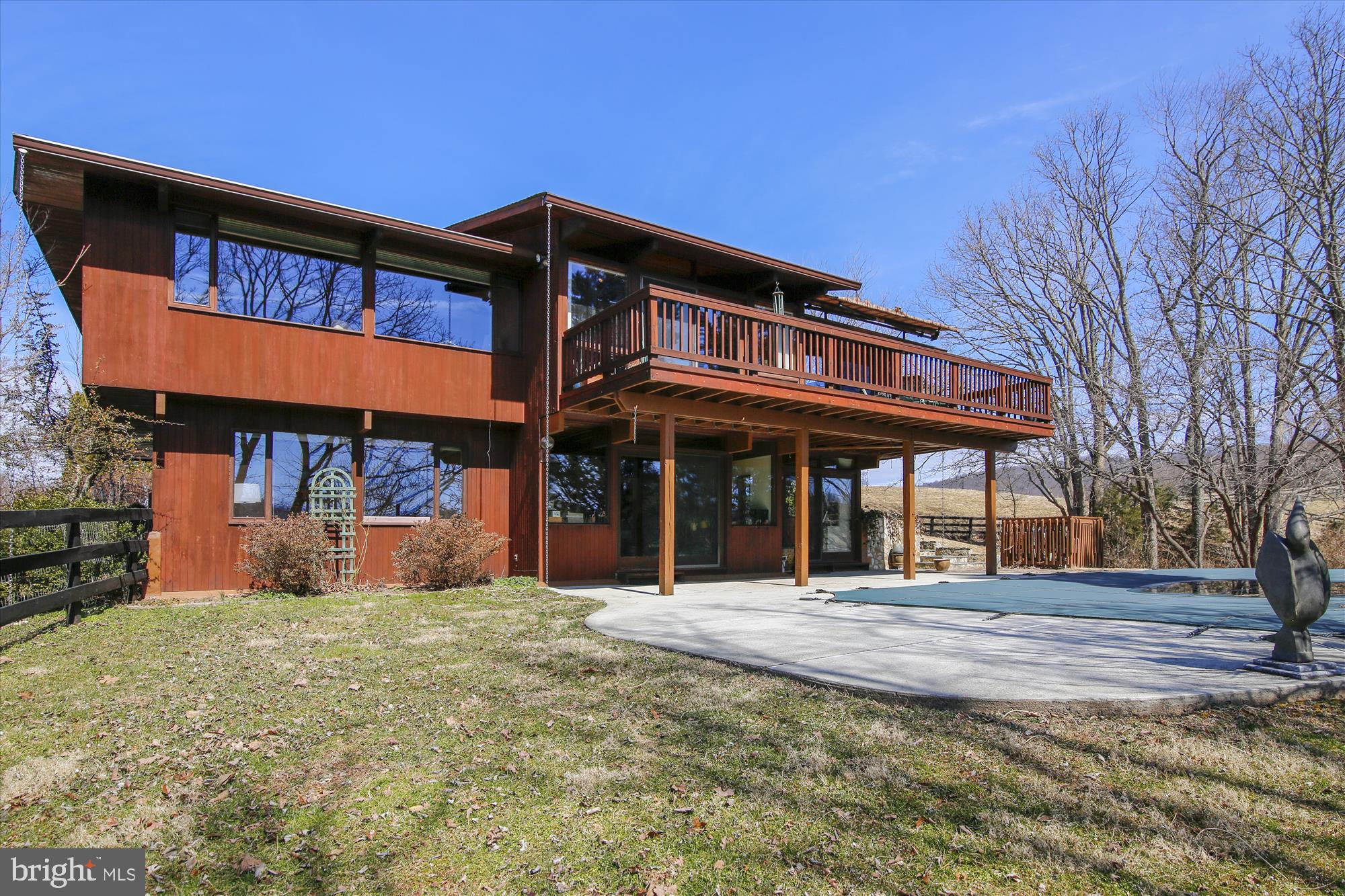 9024 Fletchers Mill Road Marshall, VA 20115 - Photo 2 of 57 Gorgeous views from pool, patio and deck