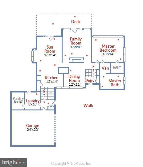 9024 Fletchers Mill Road Marshall, VA 20115 - Photo 50 of 57 Floor plan main level