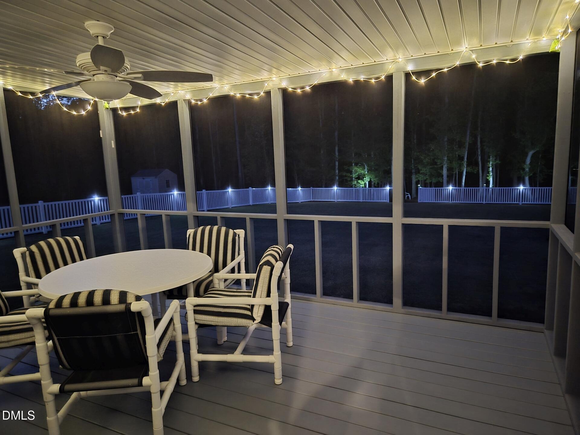 130 Aylebury Ridge Zebulon, NC 27597 - Photo 33 of 41 a view of a chairs and table in patio