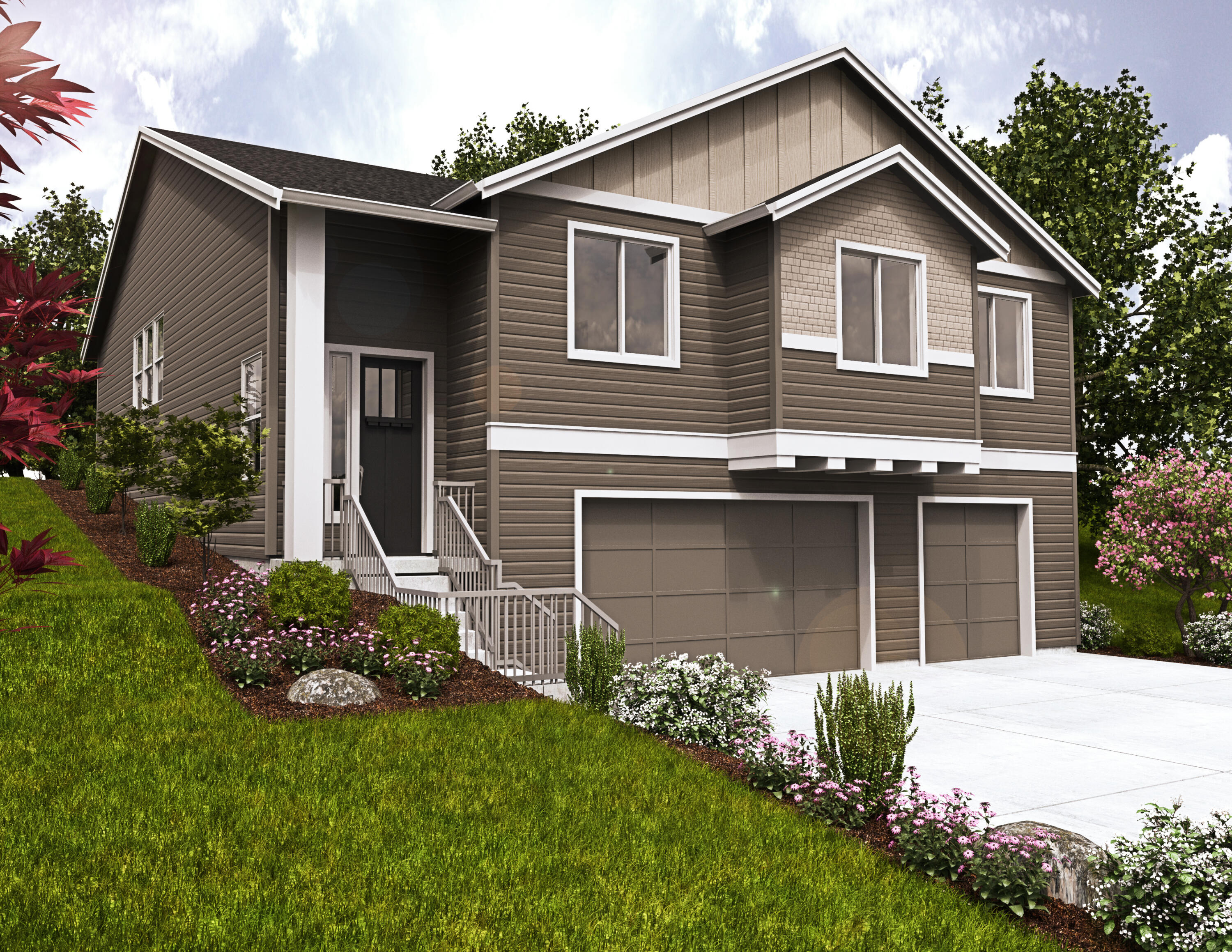 669 Old Waverly Way, Unit 20 Eagle Point, OR 97524 - Photo 23 of 32 a front view of a house with a garden
