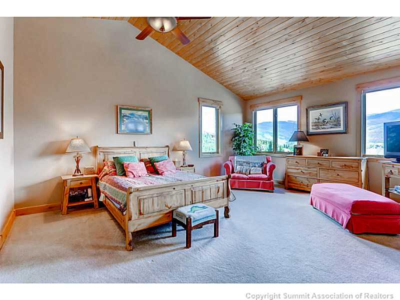 729 Willowbrook Road Silverthorne, CO 80498 - Photo 17 of 25 Master Bedroom. Upper level master with outstanding views and privacy.