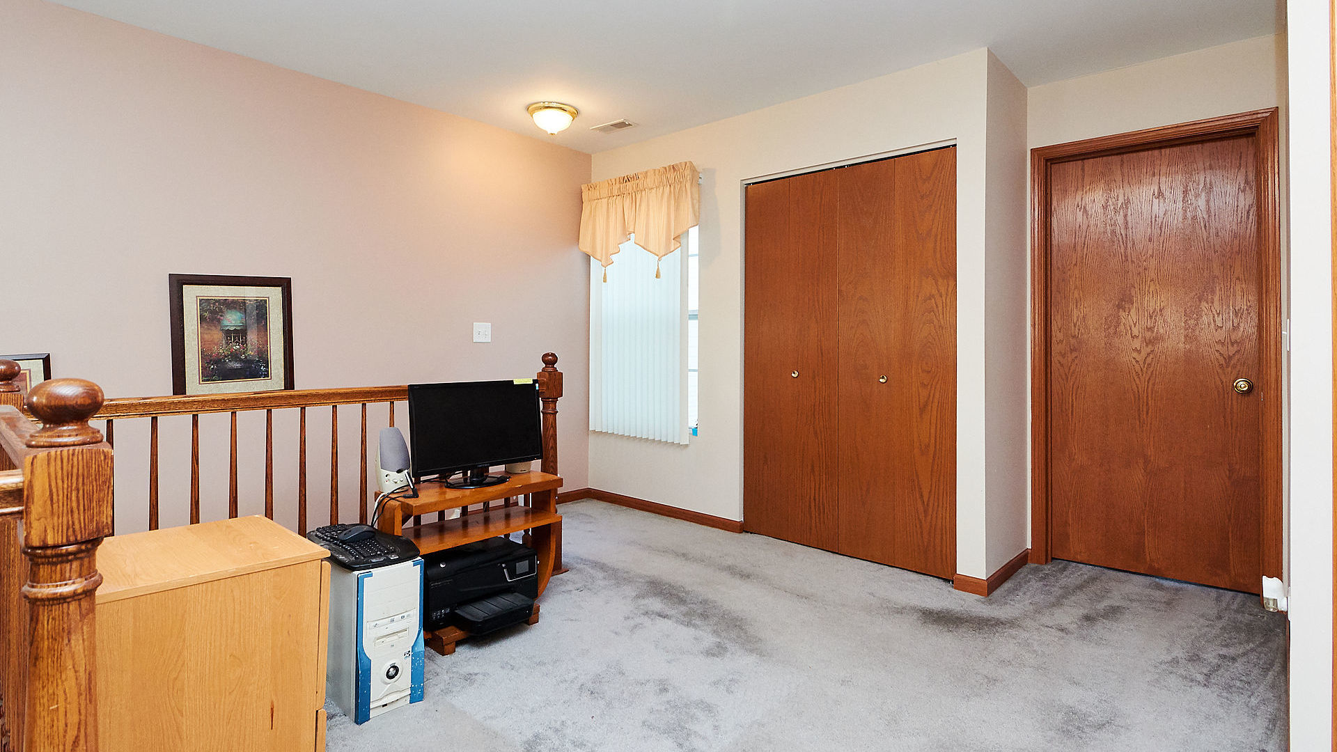 1989 West Cobblestone Road, Unit 1989 Romeoville, IL 60446 - Photo 21 of 51 a view of workspace with flat screen tv
