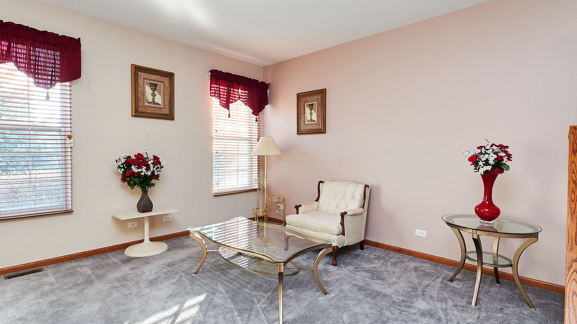 1989 West Cobblestone Road, Unit 1989 Romeoville, IL 60446 - Photo 7 of 51 a living room with furniture a rug and a window
