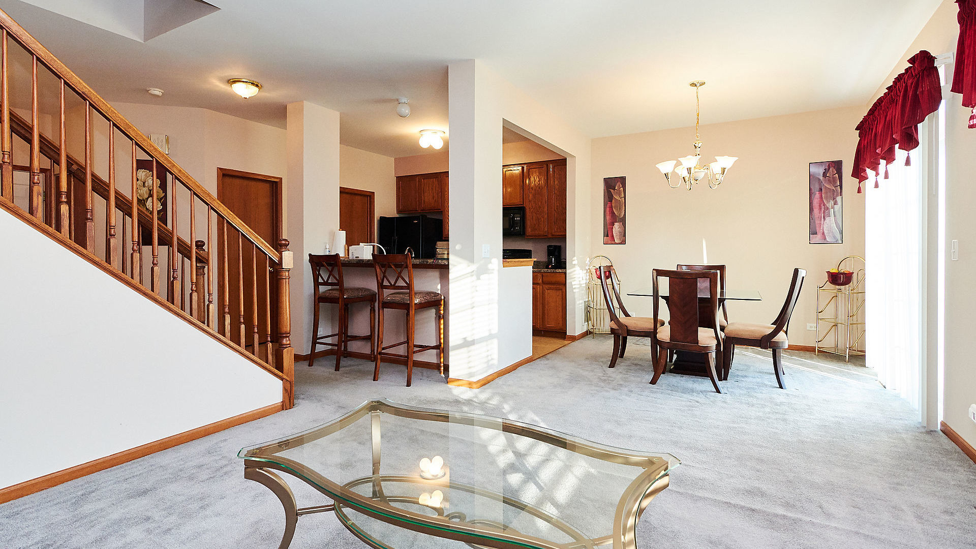 1989 West Cobblestone Road, Unit 1989 Romeoville, IL 60446 - Photo 9 of 51 a dining room with furniture and entryway