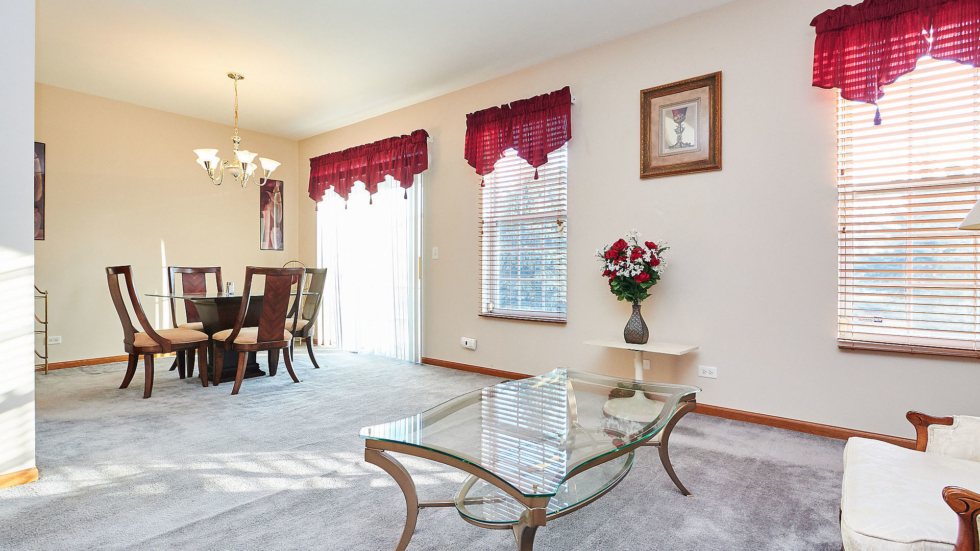1989 West Cobblestone Road, Unit 1989 Romeoville, IL 60446 - Photo 10 of 51 a dining room with furniture and window