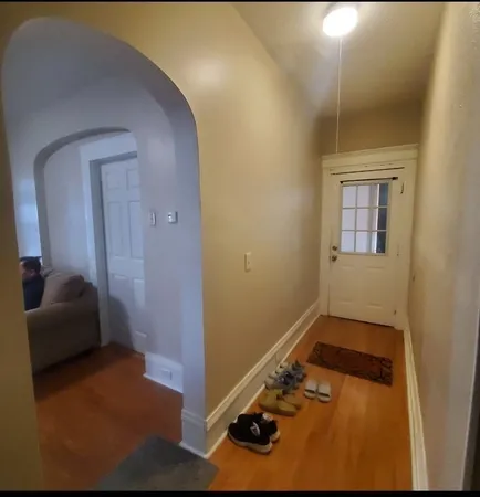 a room with a window