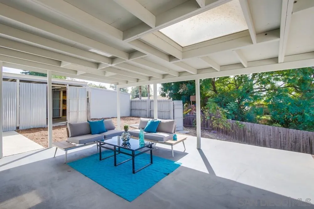 10110 Strathmore Drive Santee, CA 92071 - Photo 28 of 45 a outdoor living space with furniture and garden view
