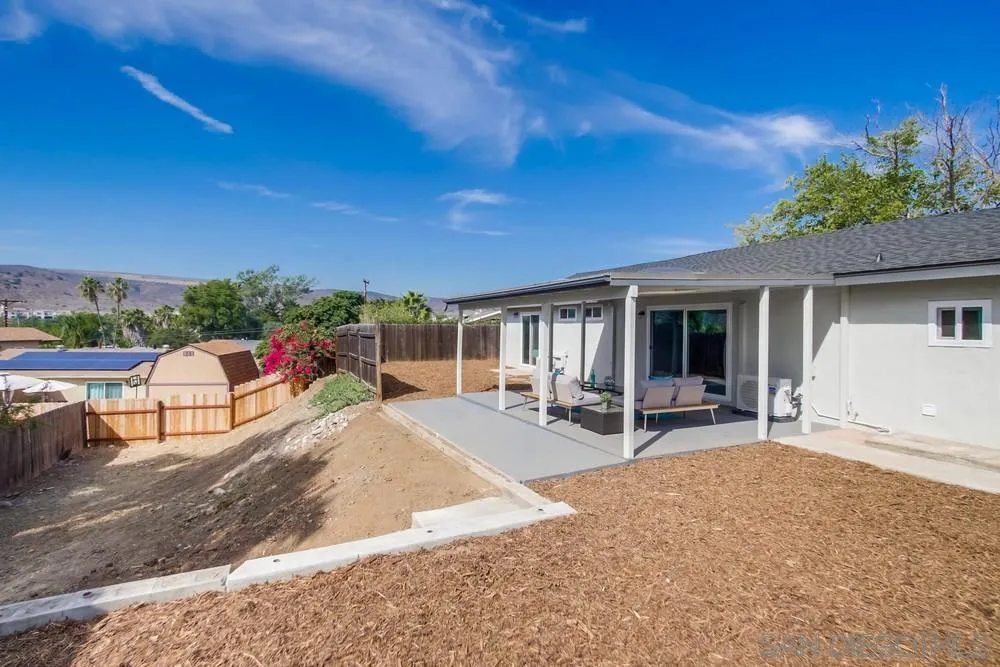 10110 Strathmore Drive Santee, CA 92071 - Photo 30 of 45 a view of a backyard with sitting area