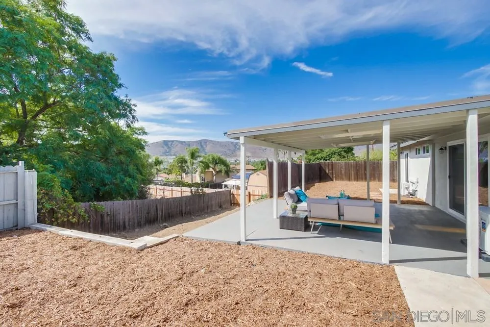 10110 Strathmore Drive Santee, CA 92071 - Photo 34 of 45 a view of a backyard with sitting area