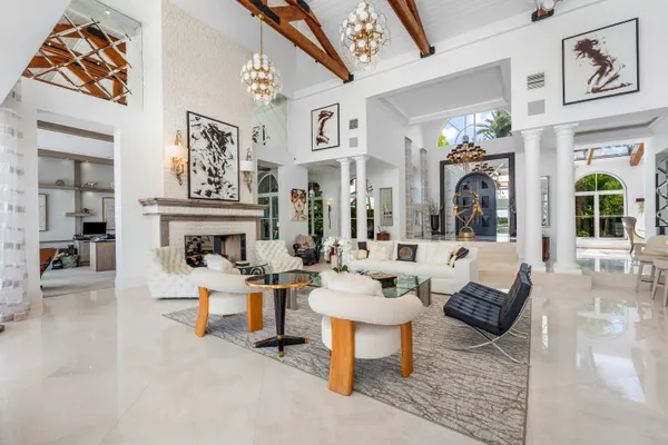 a view of outdoor space swimming pool and outdoor seating