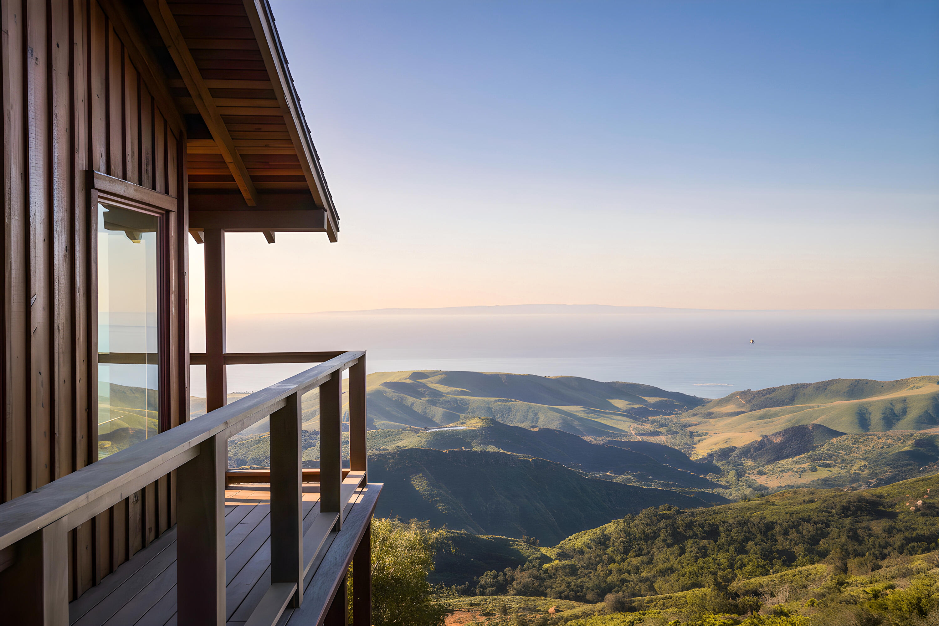 2111 Refugio Road Goleta, CA 93117 - Photo 3 of 22 a view of a balcony with an ocean view