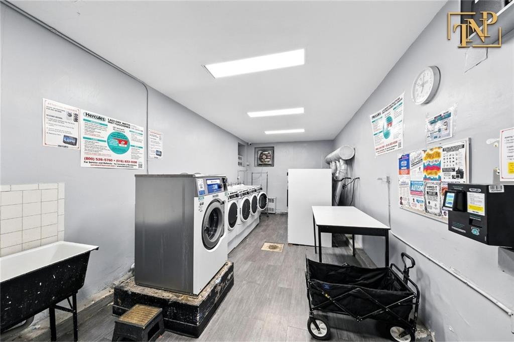1190 East 53rd Street, Unit 5B Brooklyn, NY 11234 - Photo 14 of 15 a storage room with washer and dryer