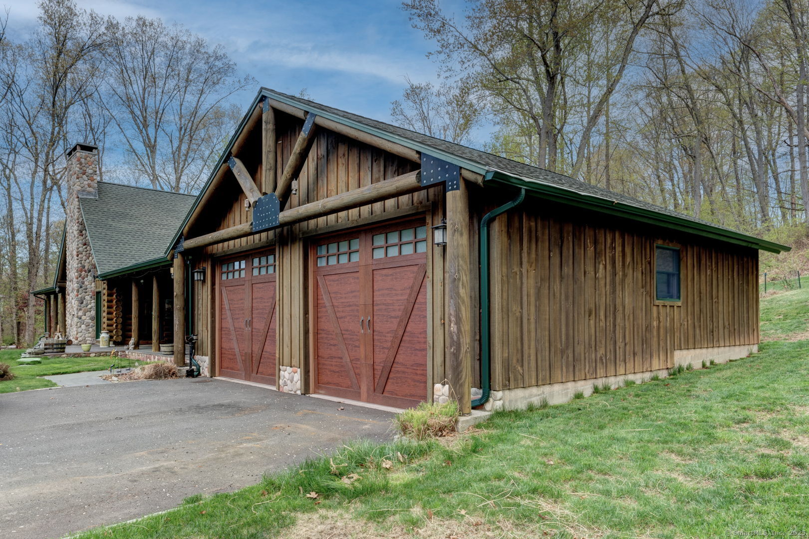 204 Old Blue Hills Road Durham, CT 06422 - Photo 14 of 24 a front view of a house with a garden