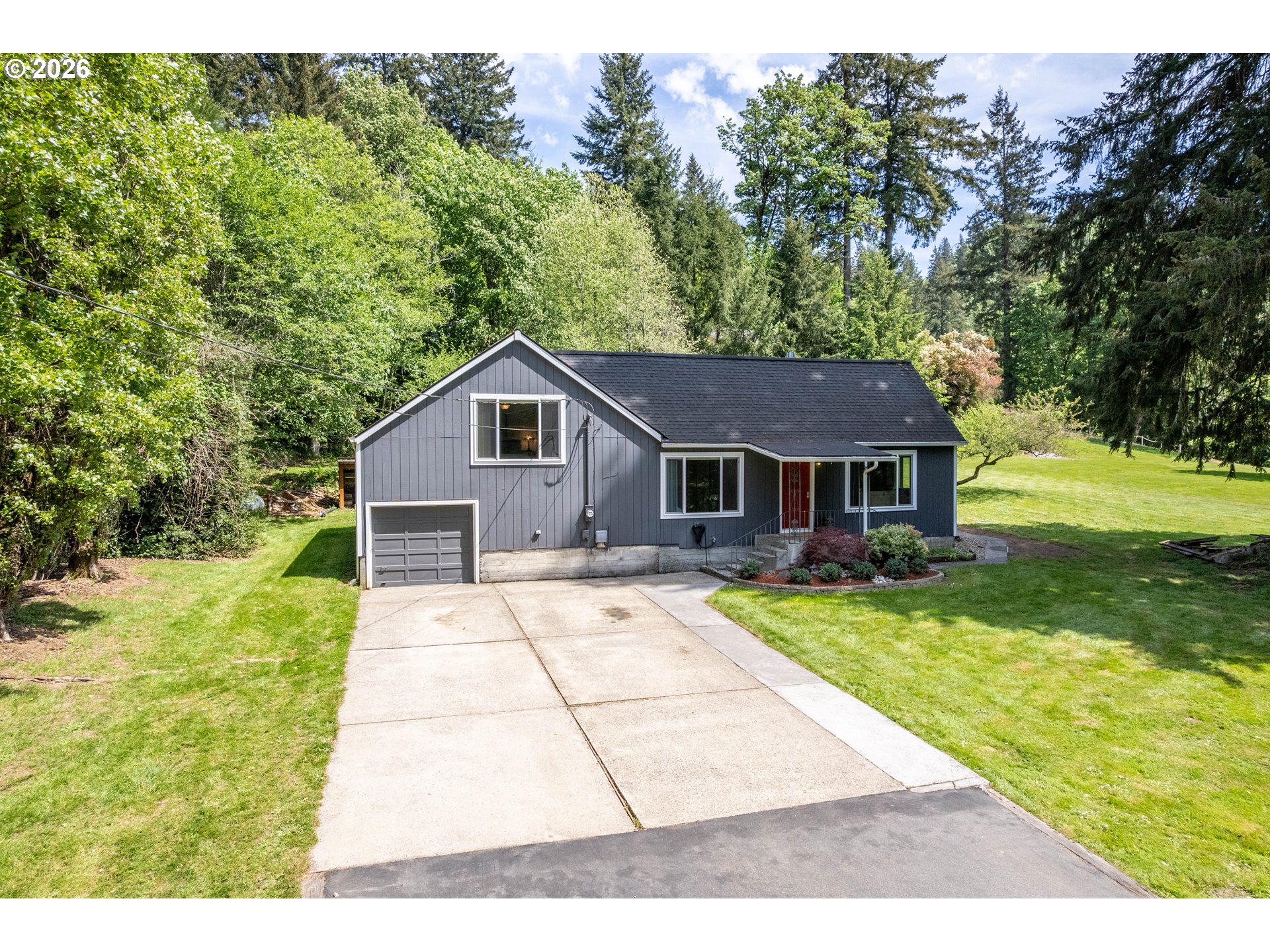 1304 Coal Creek Road Longview, WA 98632 - Photo 33 of 44 a view of a yard in front of house
