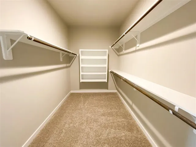 a view of closet area