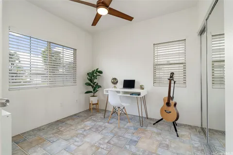 a room with furniture and windows