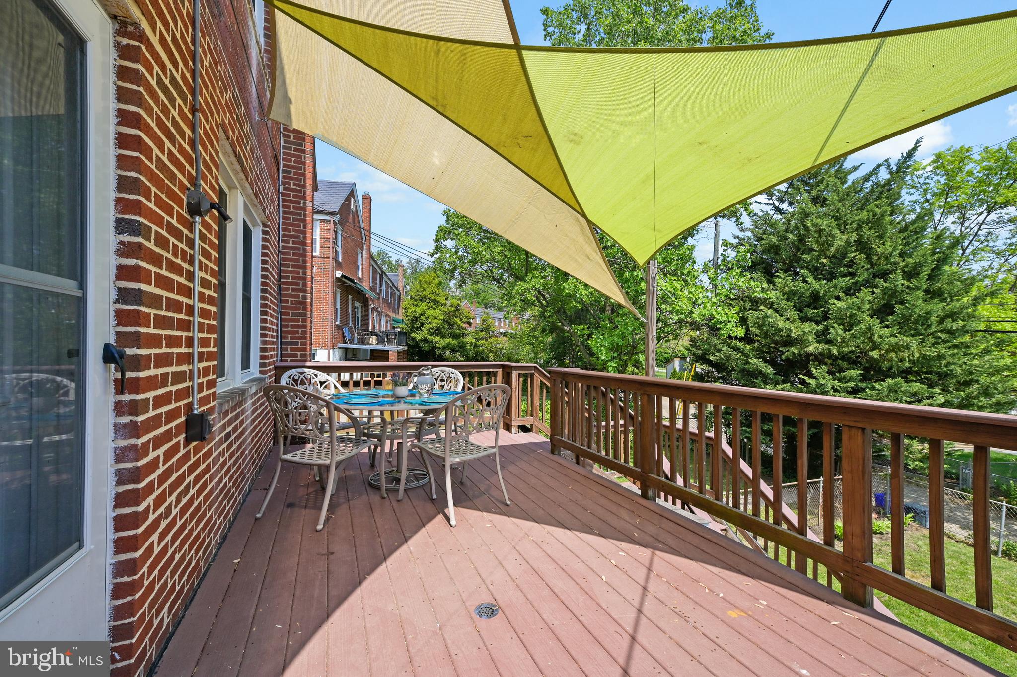 353 Whitfield Road Catonsville, MD 21228 - Photo 28 of 30 Deck with stairs leading down to back yard