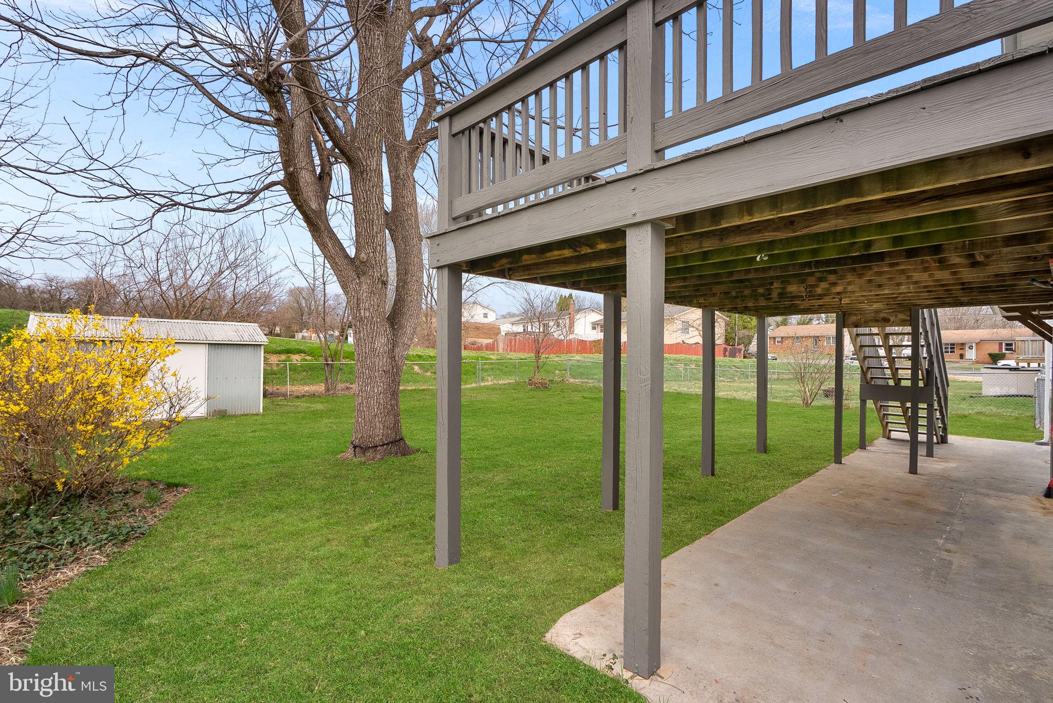 647 Battle Avenue Winchester, VA 22601 - Photo 44 of 44 a view of a porch with a backyard