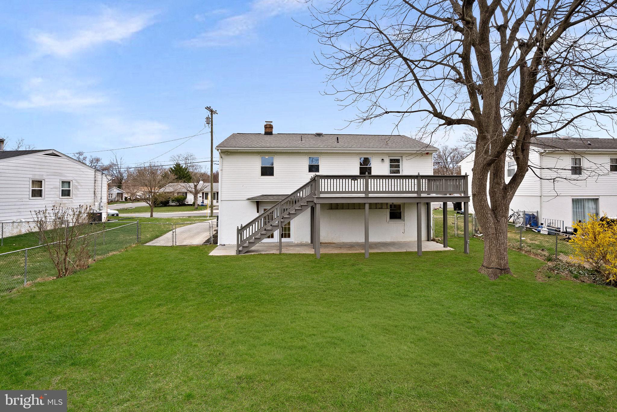 647 Battle Avenue Winchester, VA 22601 - Photo 8 of 9 Rear Fenced Yard w/ Deck, Patio & Shed