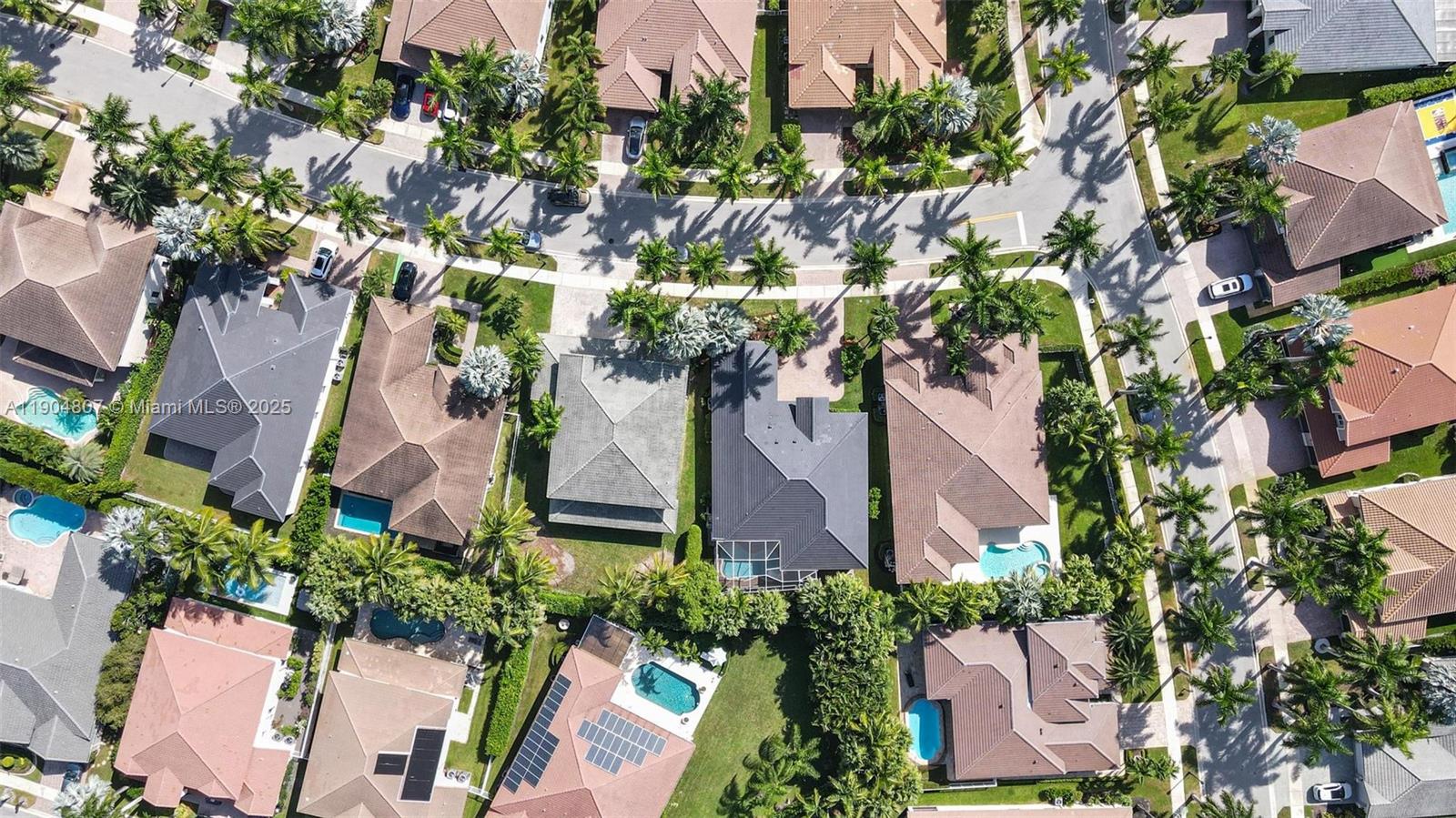 1967 Timberline Road Weston, FL 33327 - Photo 48 of 56 an aerial view of house with yard and outdoor space