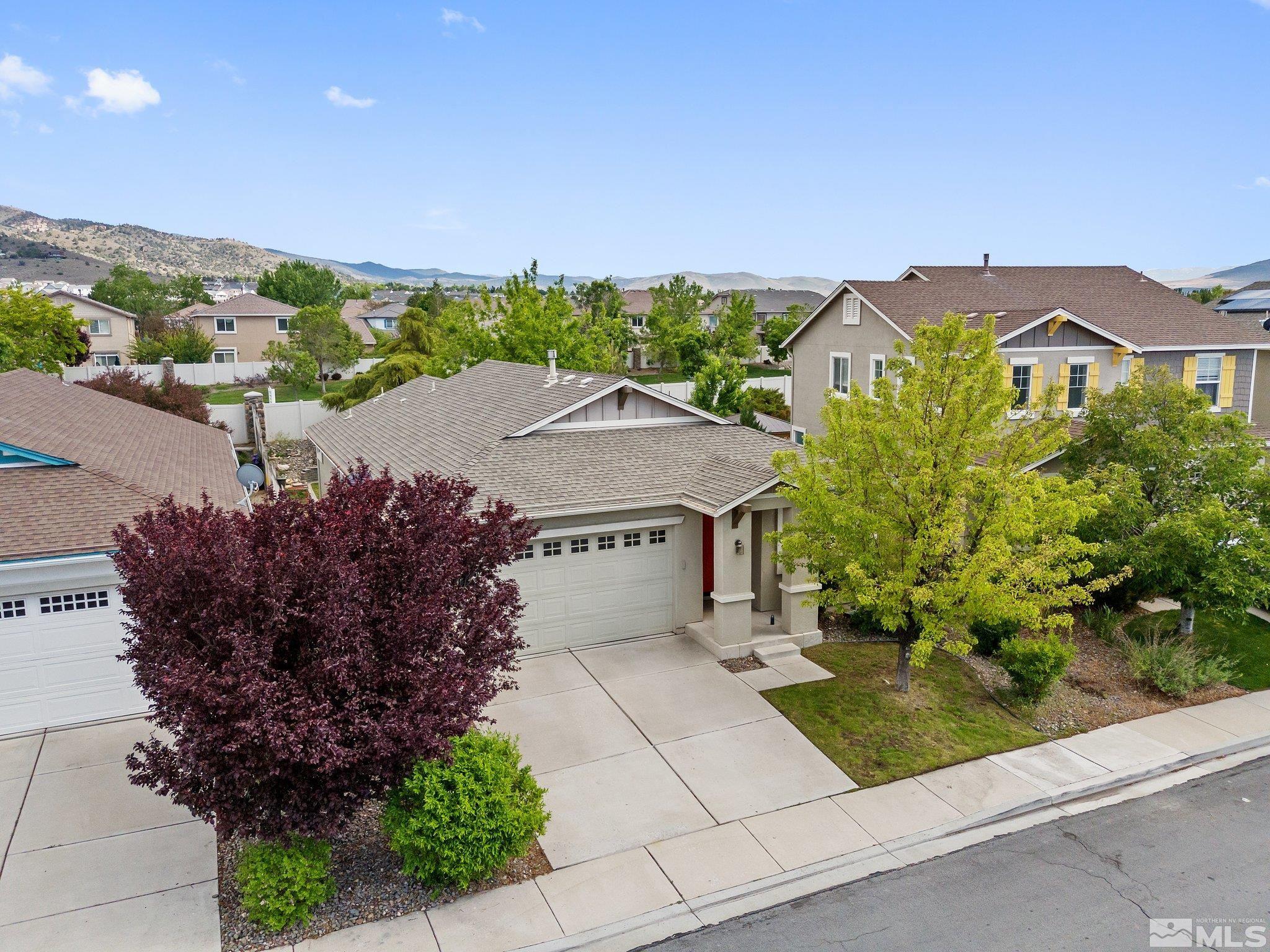 2348 Clementine Lane Reno, NV 89521 - Photo 35 of 38 an aerial view of a house