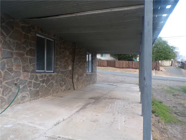 a view of parking area