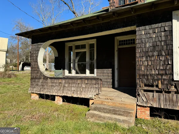 a view of front door of house