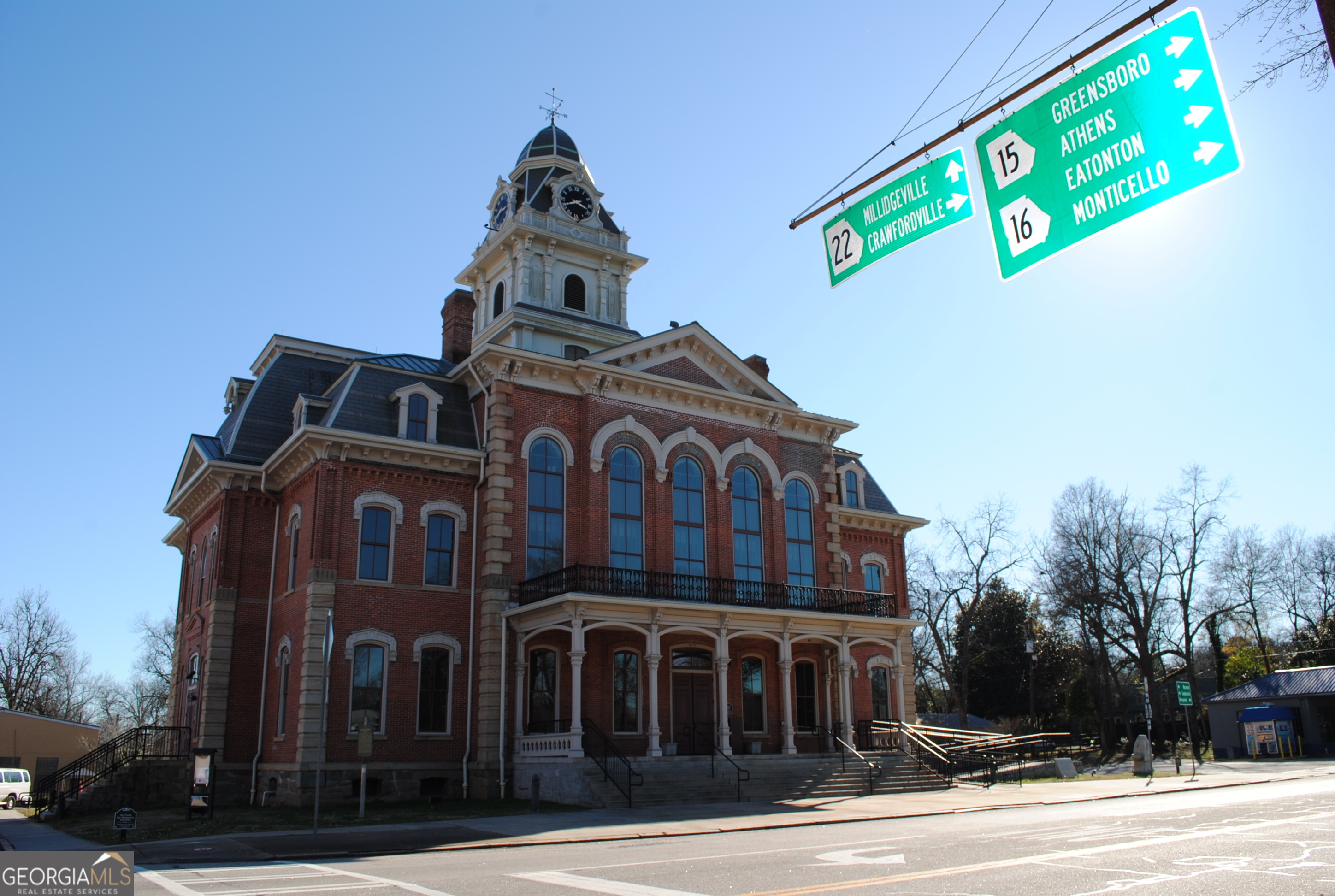 9822 Jones Street Sparta, GA 31087 - Photo 45 of 52 a view of a street with a building in the background