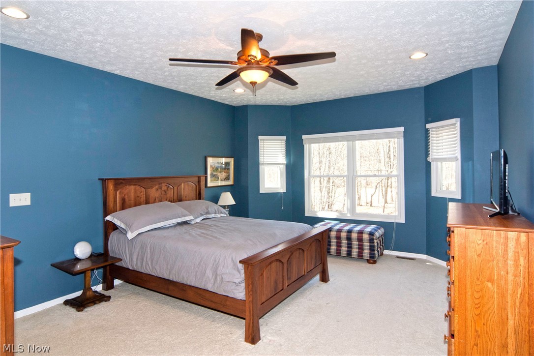 17280 Old State Road Middlefield, OH 44062 - Photo 16 of 24 Master Bedroom with Bay Window and large En Suite Bath