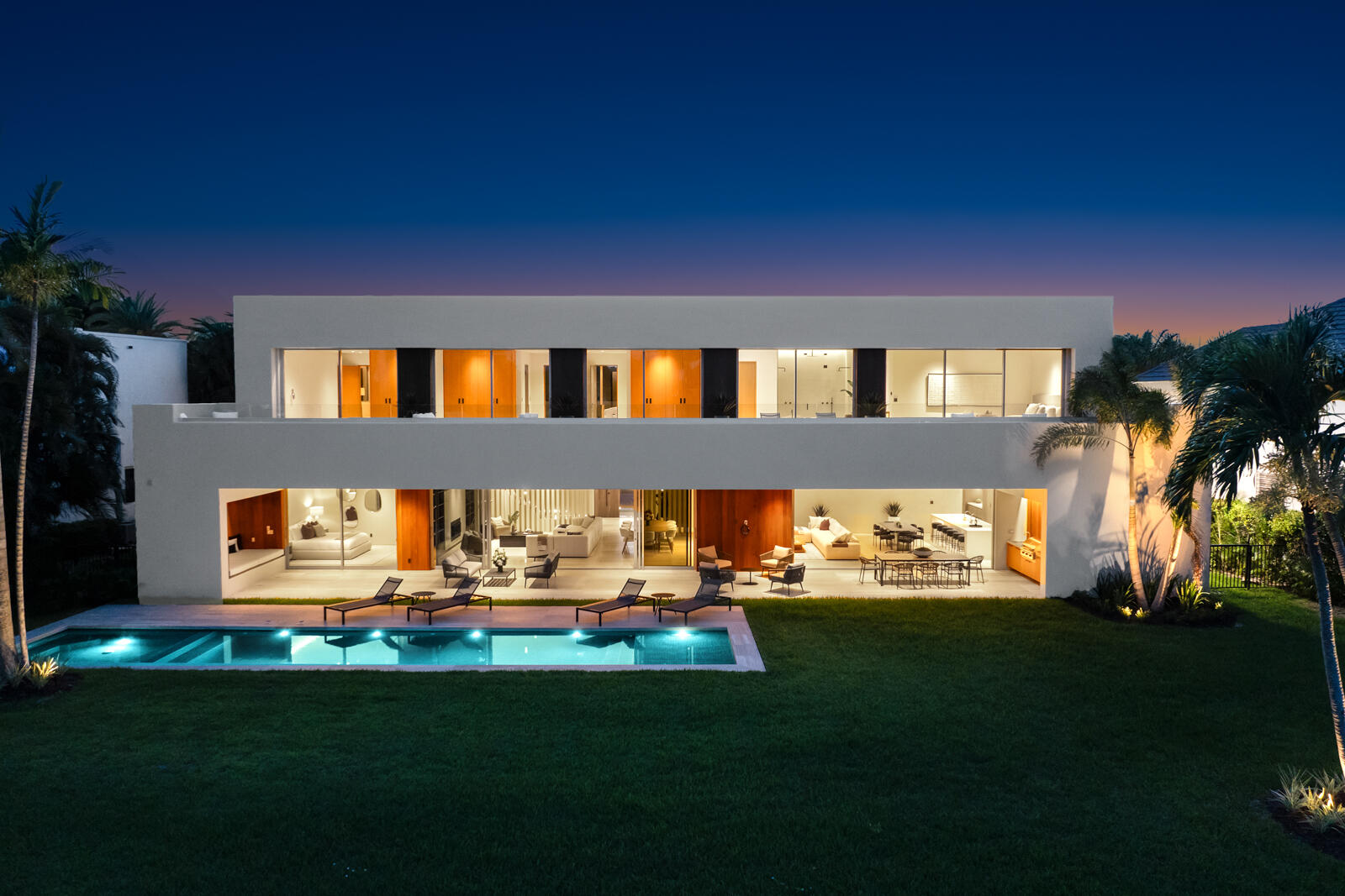 7859 Mandarin Drive Boca Raton, FL 33433 - Photo 7 of 75 Twilight aerial