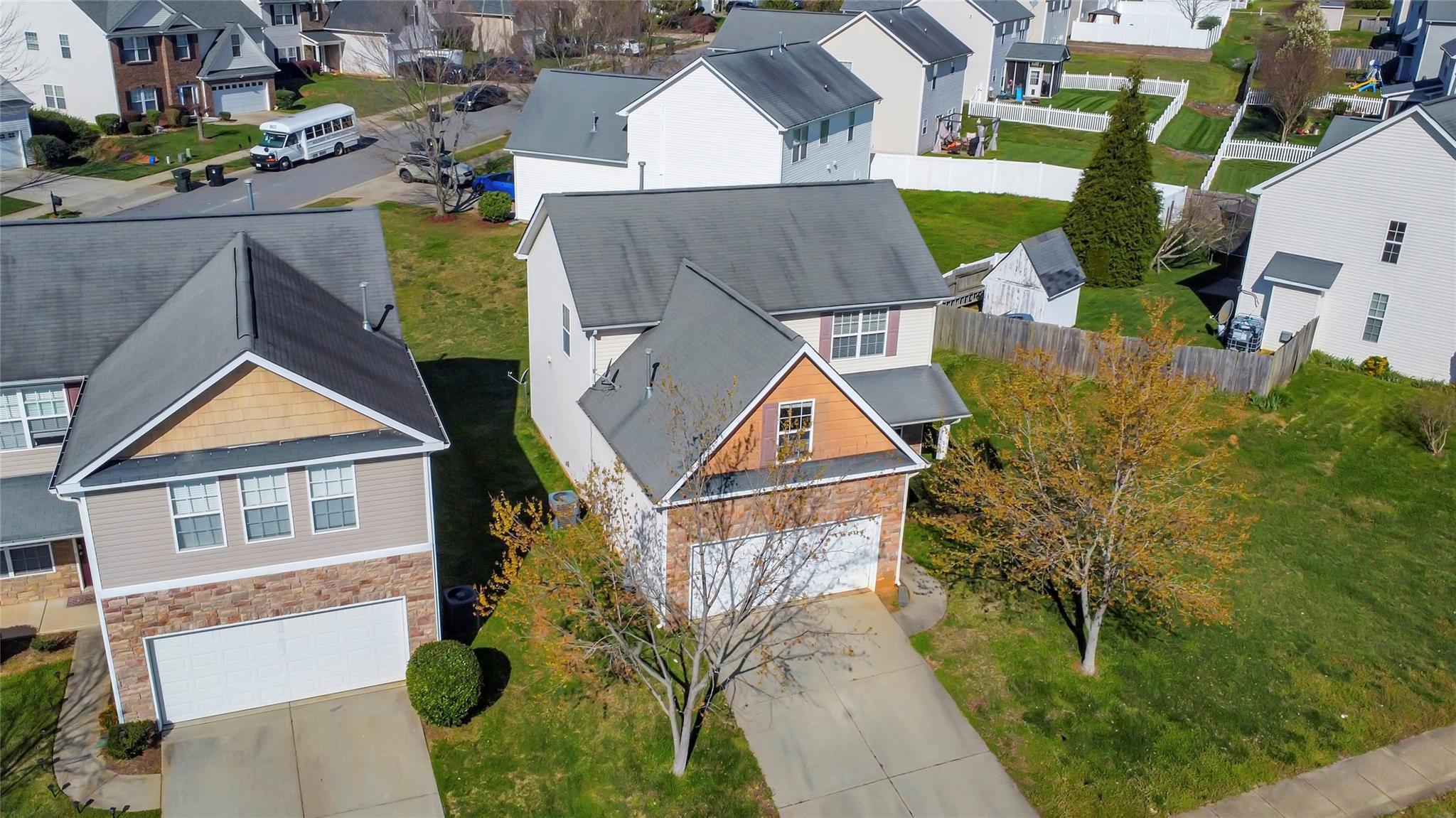 3008 Clover Road Northwest Concord, NC 28027 - Photo 2 of 45 an aerial view of a house with a yard